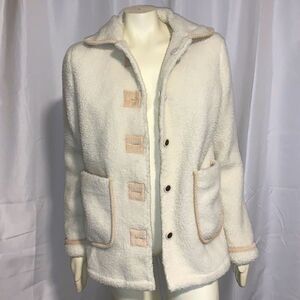 Vintage Teddy Pea Coat Size Small‎